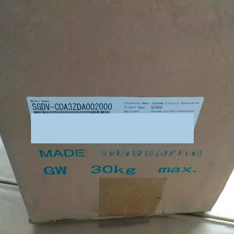새 야스카와 SGDV-COA3ZDA 002000 서보 정류기