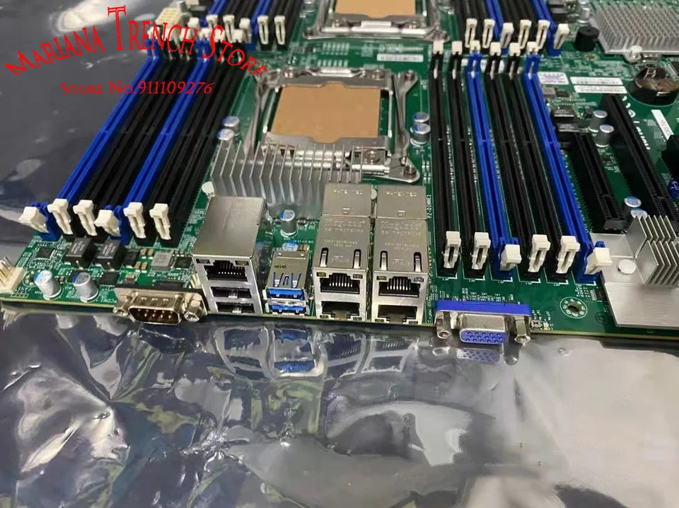 Supermicro 마더보드X10DRi-T4 LGA2011 E5-2600 v4 v3 군 DDR4 쿼드 LAN 포함X540 10GBase-T