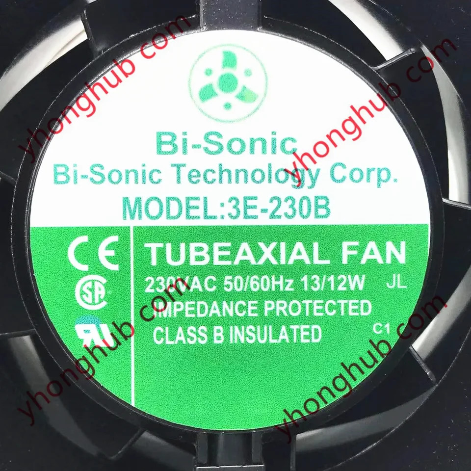 Bi-sonic 서버 냉각팬 2 와이어 3E-230B AC 230V 13W 80x80x38mm