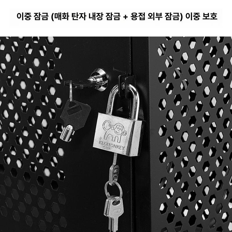 데스크탑 잠금장치 철제 보안 도난방지 자물쇠 고정 - 상세 이미지 4