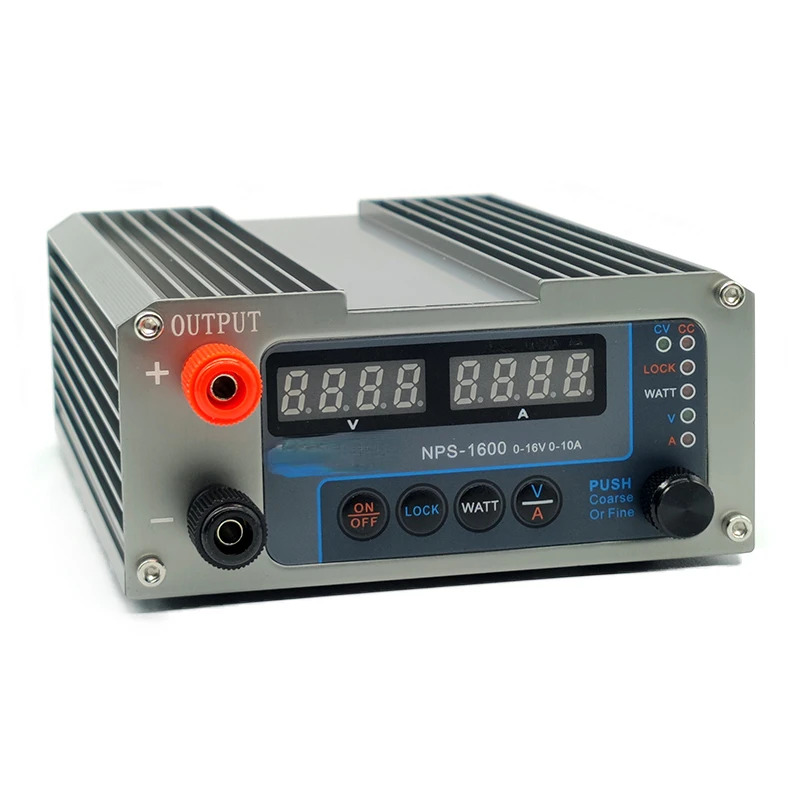 NPS-1600 컴팩트 휴대DC 조정 전원공급장치 15V 10A 고정밀 가능