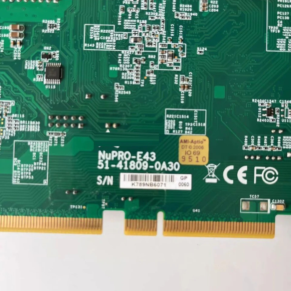 ADLINK 롱 카드NUPRO-E43 산업마더보드 E42 E340 51-41809-0A30