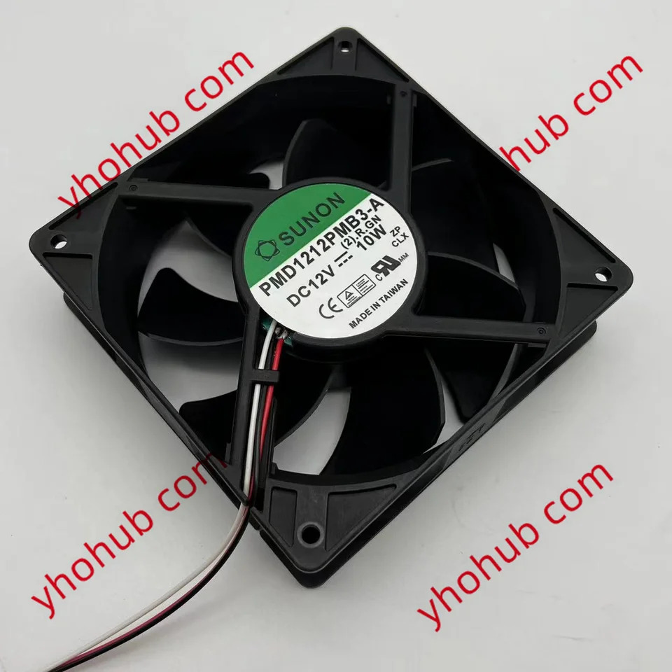 SUNON PMD1212PMB3-A 2.R.GN DC 12V 10W mm 3 선 서버 냉각팬