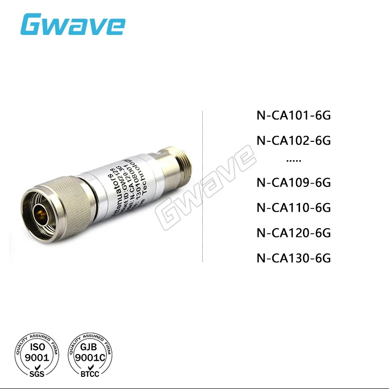 N 타입 고정 감쇠기 2W 1-30dB DC-6GHz