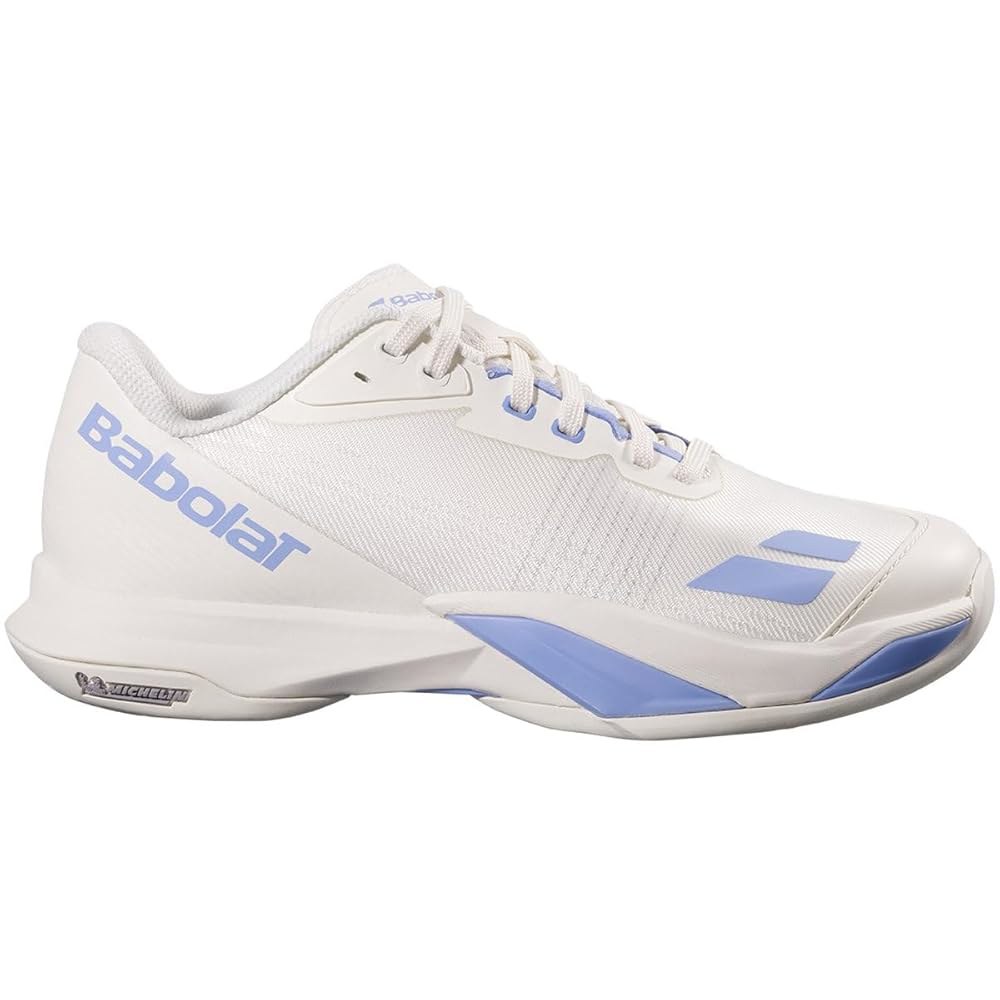 Babolat 여성용 Jet Mach 4 올 코트 크림/라벤더 테니스화, Lavender/White 5.5 - 상품 이미지