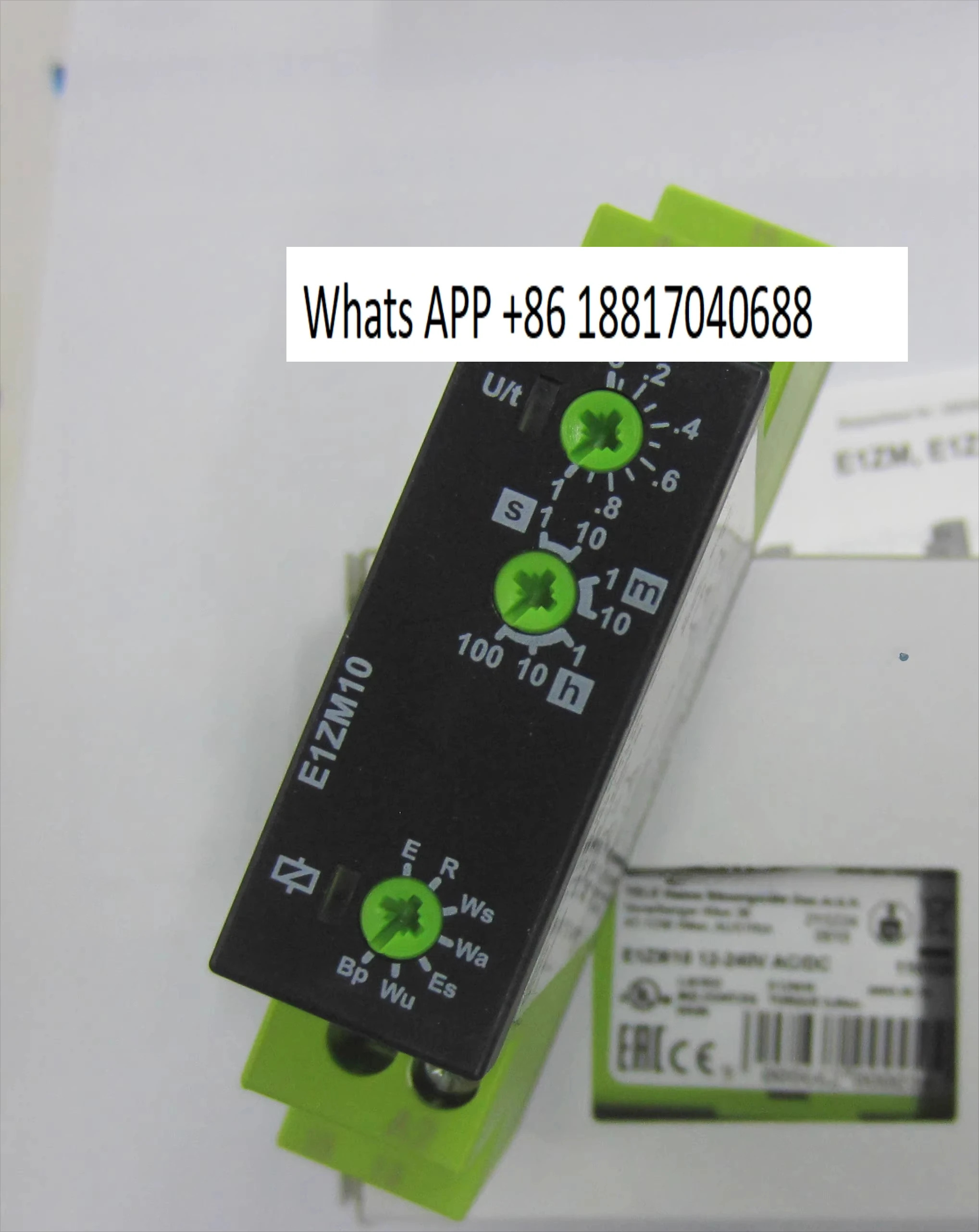 E1ZM10 12-240V AC/DC 시릴레이 원본