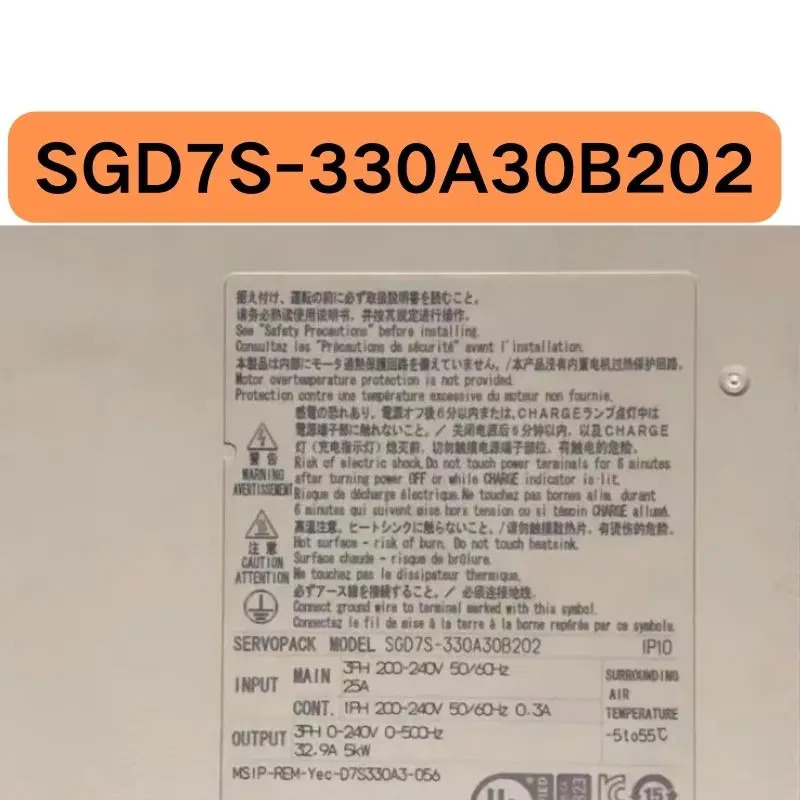 리퍼 서보 드라이버 SGD7S-330A30B202 완료 기능이 손상 5KW
