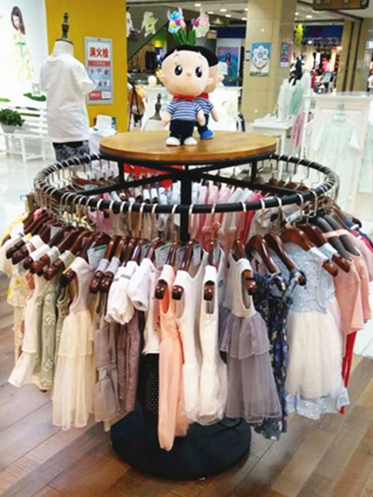 멀티행거 스탠드옷걸이 원룸 튼튼한행거 회전식 파이프 고정식 정리 진열대 옷가게 - 상세 이미지 2