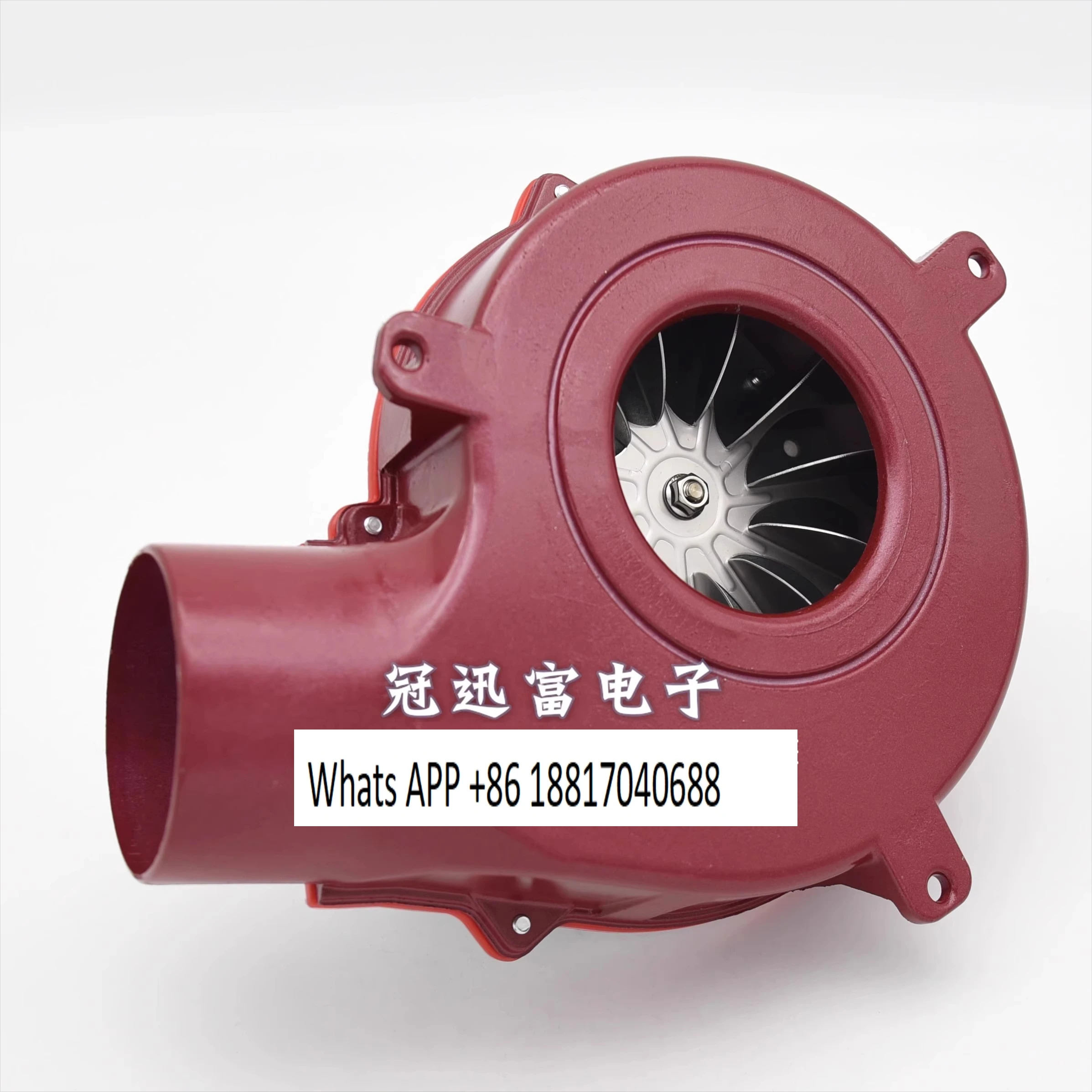ZJMIKEMOTOR 목재 펠릿 히터 동쪽 화염 가열 50W 홀 연기 배출 팬