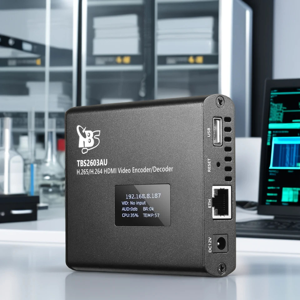 HDMI 비디오 인코더 프로 HD 인코더/디코더 MI/USB 녹음기 TBS2603au 지원 H.264/H.265