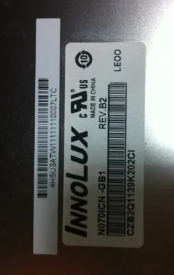 N070ICN-GB1 태블릿 PC 고화질 IPS LCD 화면 1280x800LCD 신