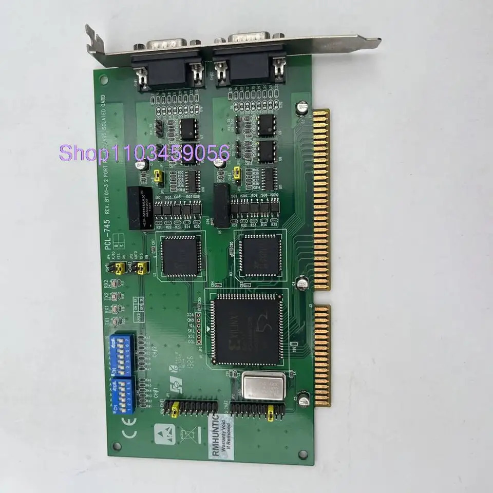 ISA 직렬 카드 COM 포트 통신 ISOLATED RS-422/485 PCL-745 REV.B1 PCL-745B