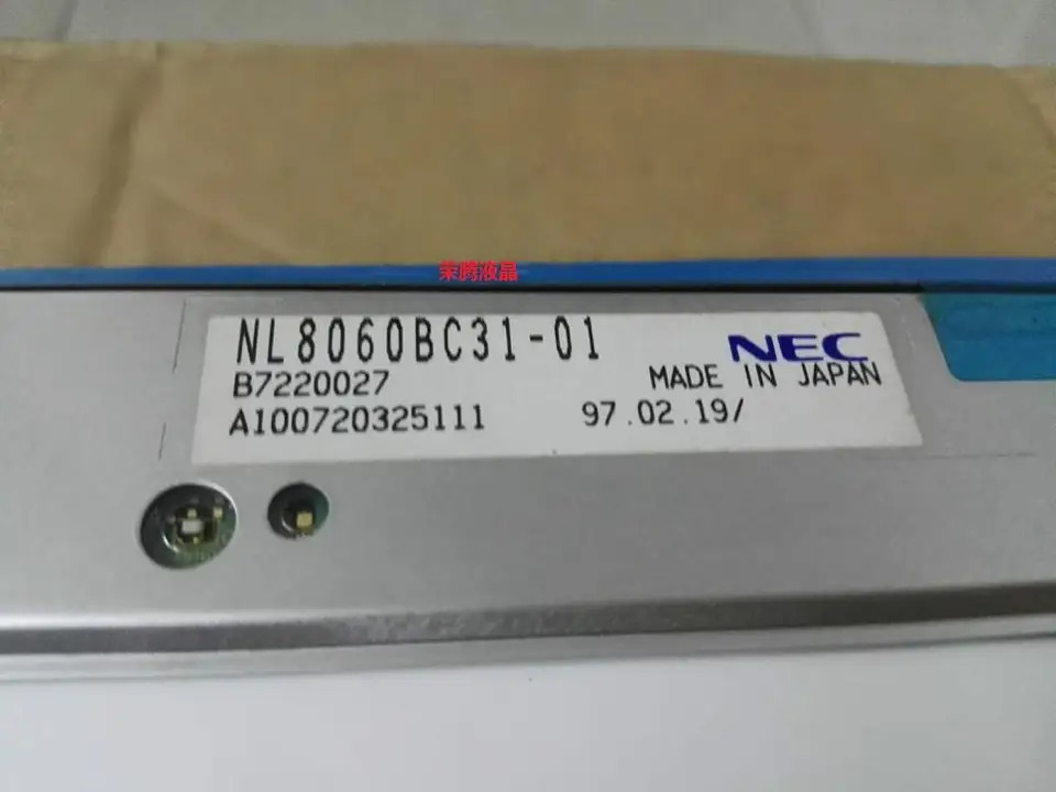 오리지널 12.1 인치 NL8060BC31-01 NL8060BC31-02 NL8060BC31-09