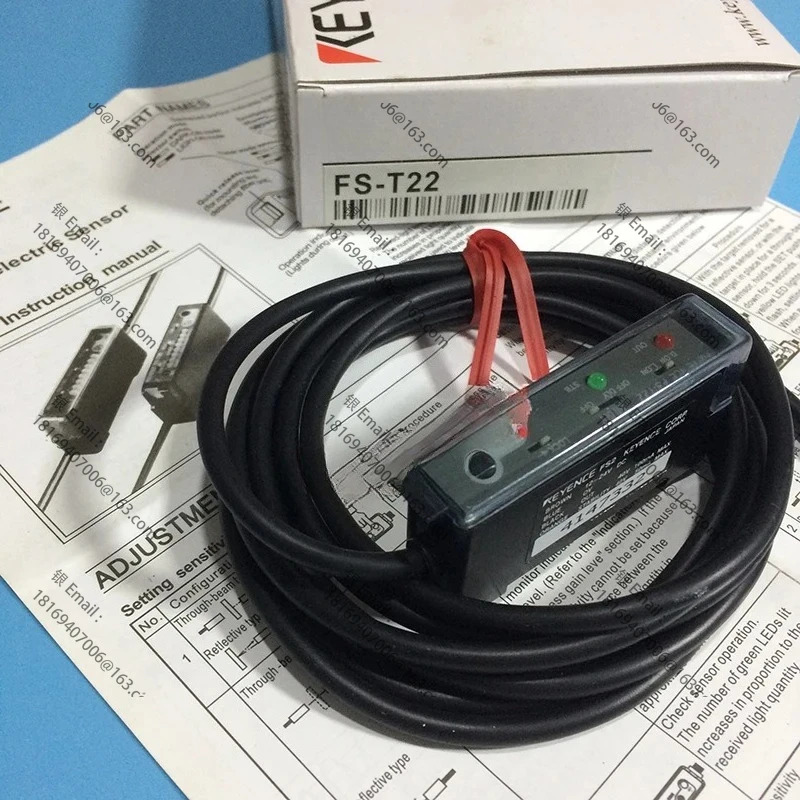 FS-T20 FS-T22 FS-22P KEYENCE 광섬유 증폭기 센서