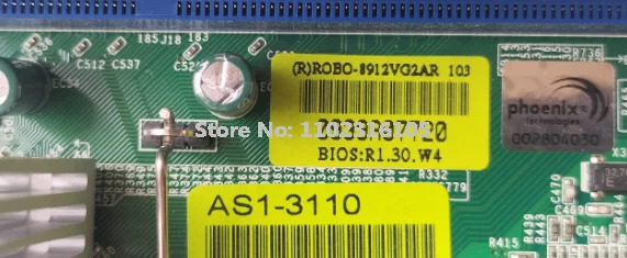 산업장비 보드 ROBO-8912VG2AR AS1-3110 BIOS R1.30.W4