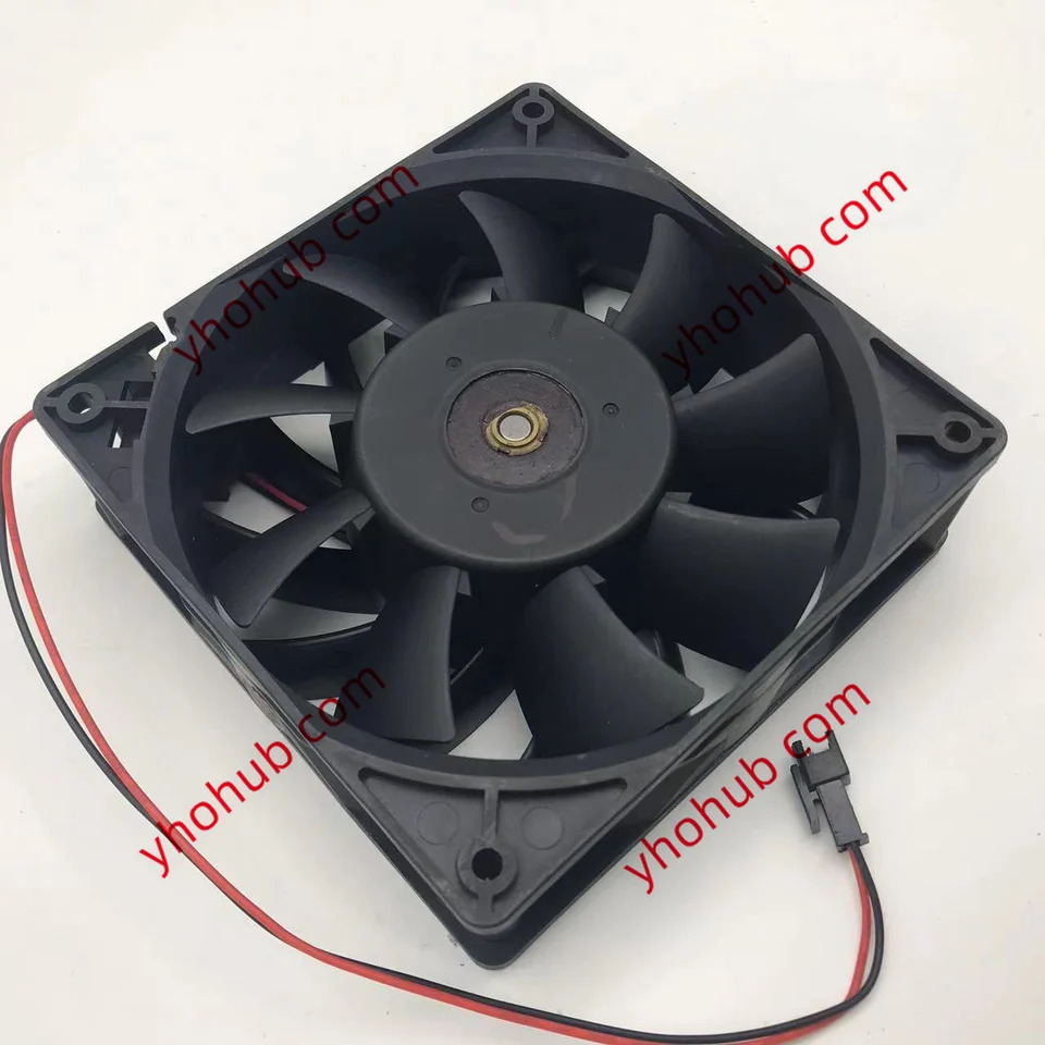 Nidec V12E24BMM9-51 2 와이어 서버 냉각팬 J12 4724I1 DC 24V 0.6A mm