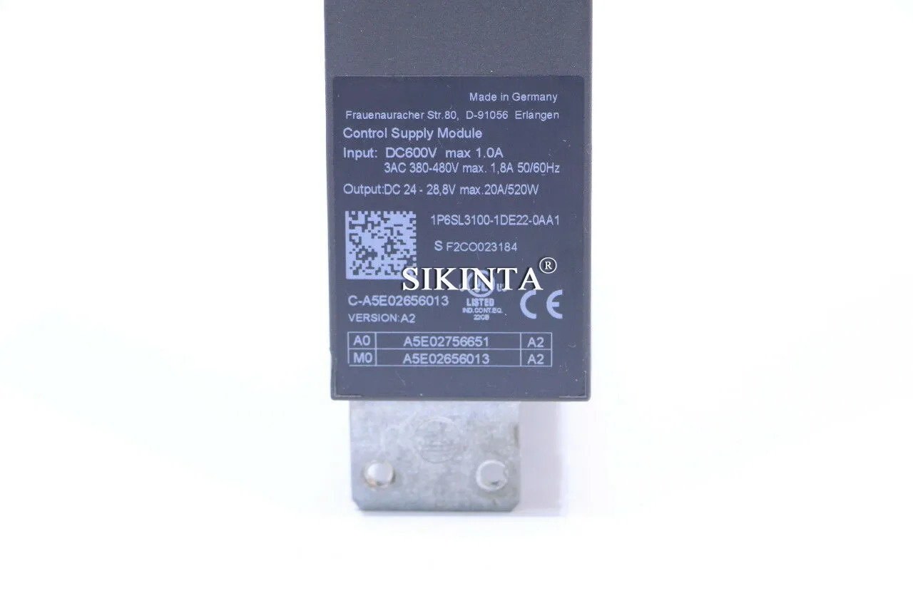 S120 6SL3100-1DE22-0AA1 제어 전원공급장치 모듈 완전히 리퍼