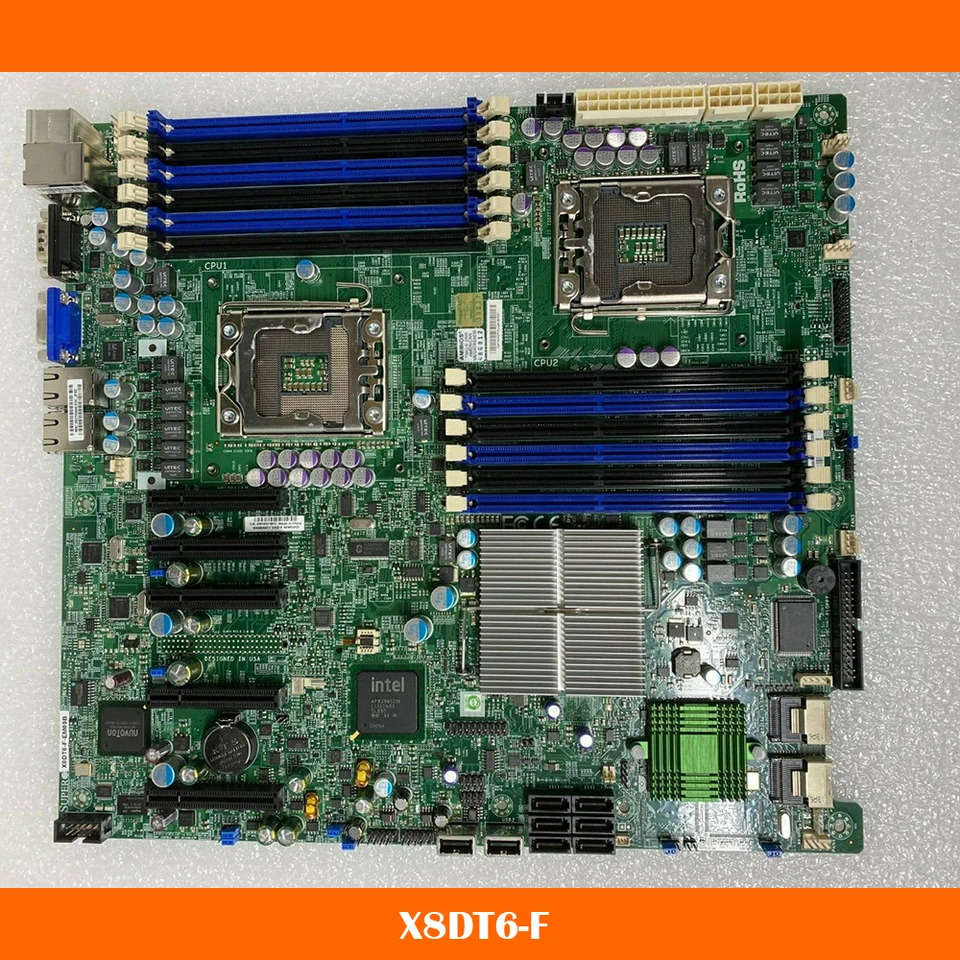 슈퍼마이크로 X8DT6-F 마더보드 LGA1366 DDR3 시스템 메인보드 리퍼 완료