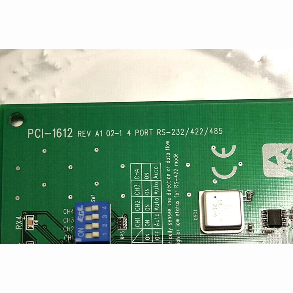 Advantech 캡처 카드 시리얼 포트 4 RS-232/422/485 PCI-1612 REV A1 02-1