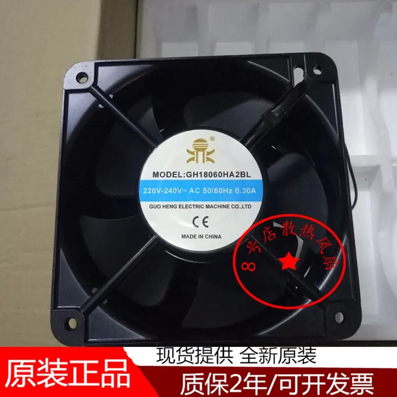 Guo Heng 서버 냉각팬 AC 220V 0.3A 180x180x60mm GH18060HA2BL