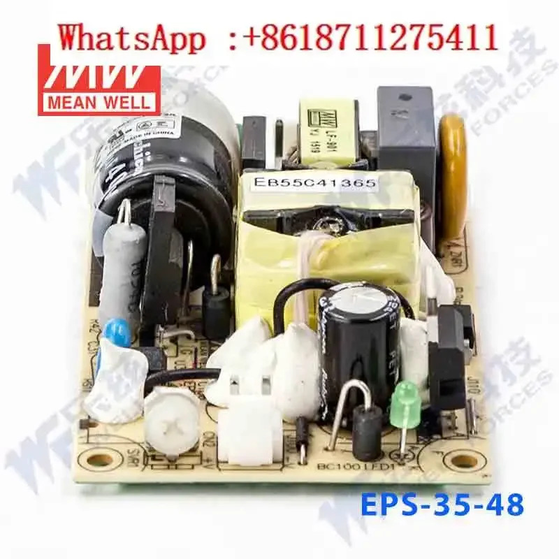 Mingwei EPS-35-48 전원공급장치 기판 PCB 베어 보드 DC 스위치 전압 조정기 대만 35W 48V 0.75A