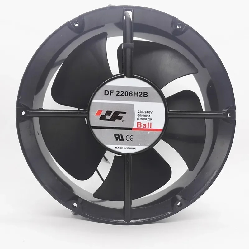 DF 서버 냉각팬 AC 220V 0.29A 200x200x60mm 2 와이어 2206H2B