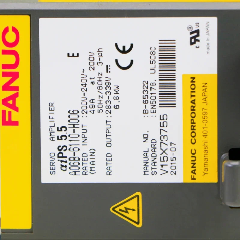 FANUC 서보 드라이버 A06B-6110-H006 모듈 CNC 시스템용