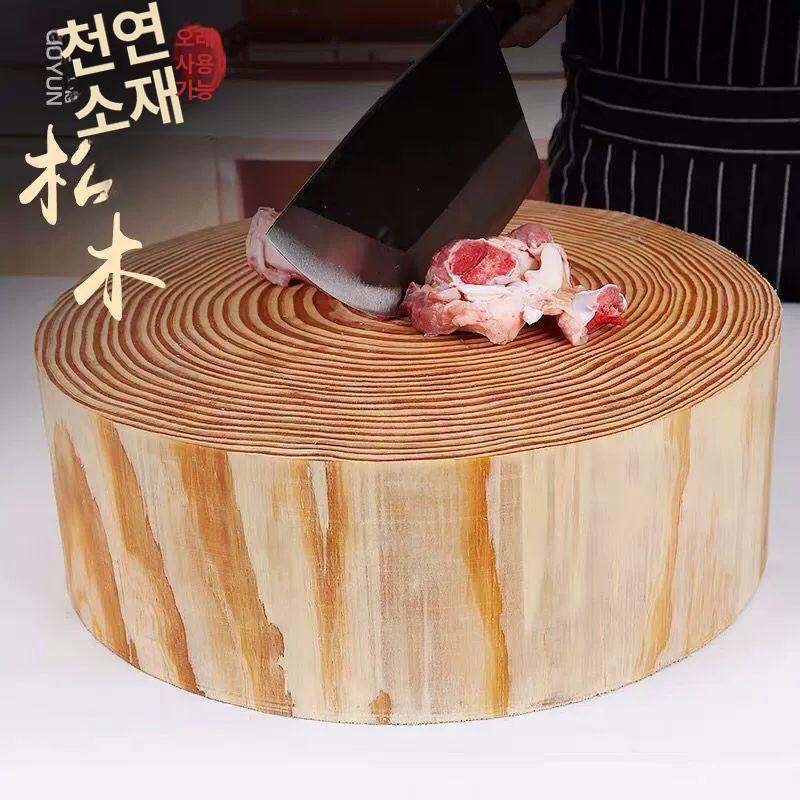 업소용 주방 통도마 원목도마 사각 통나무 플레이팅보드 단단한 수산 베이킹 - 상세 이미지 4