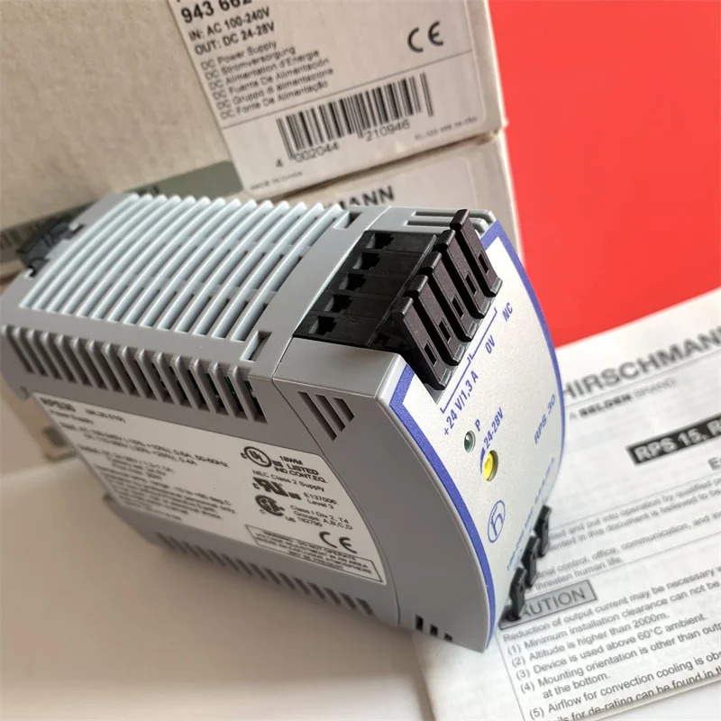 Hirschmann 전원 모듈 입력 AC100-240V 출력 DC24-28V RPS30 943662-003 신