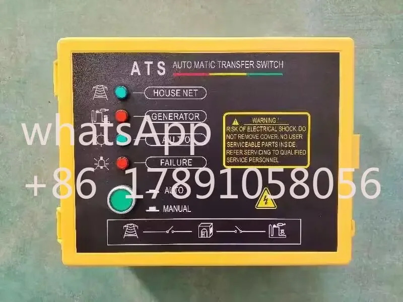 단상 디젤 발전기 컨트롤러 자동 시동 시스템 정지 기능 5 핀 10kW ATS 220V