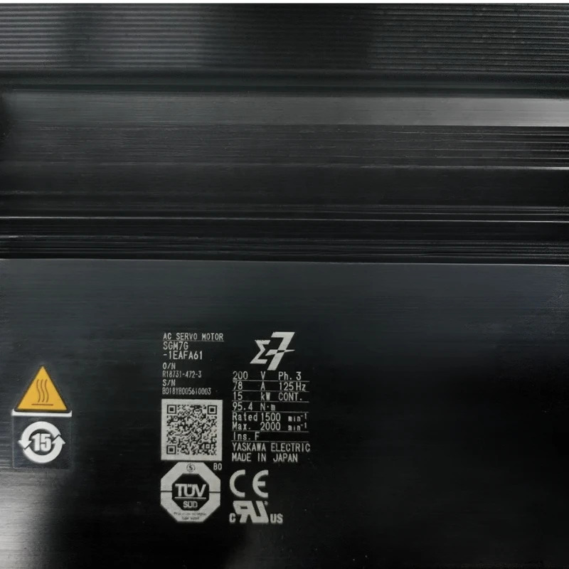 새 Yaskawa SGM호환7G-1EAFA61 서보모터