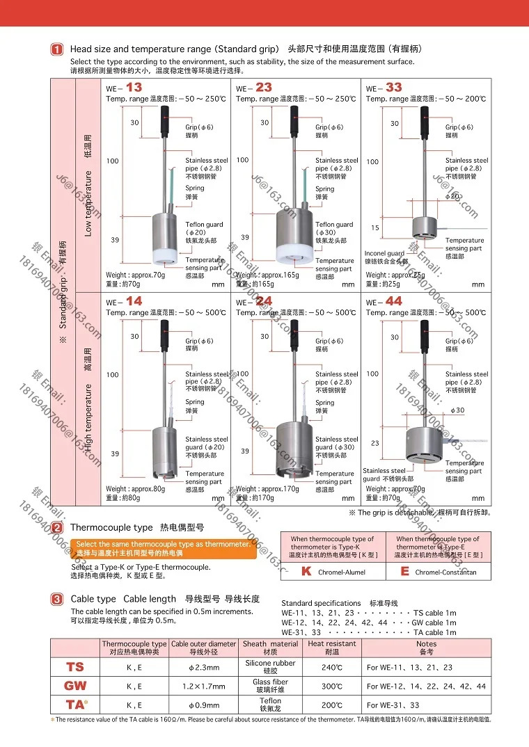 온도 센서 MG-22E MG-22K-GW1-ASP/ANP