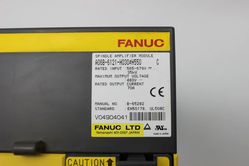 Fanuc Ac 서보 드라이브 A06B-6121-H030 CNC 기계앰프 모듈 H550