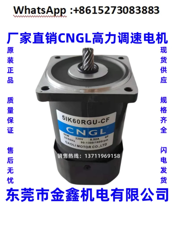 단상 220V 속도조절 모터 CNGL AC 6W 250W 정속 가변
