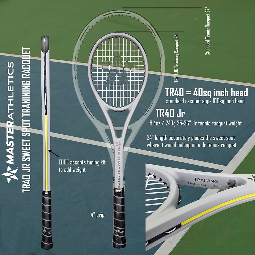 Master Athletics TR40 테니스 트레이닝 라켓 (TR40 주니어) TR40 Junior - 상세 이미지 2