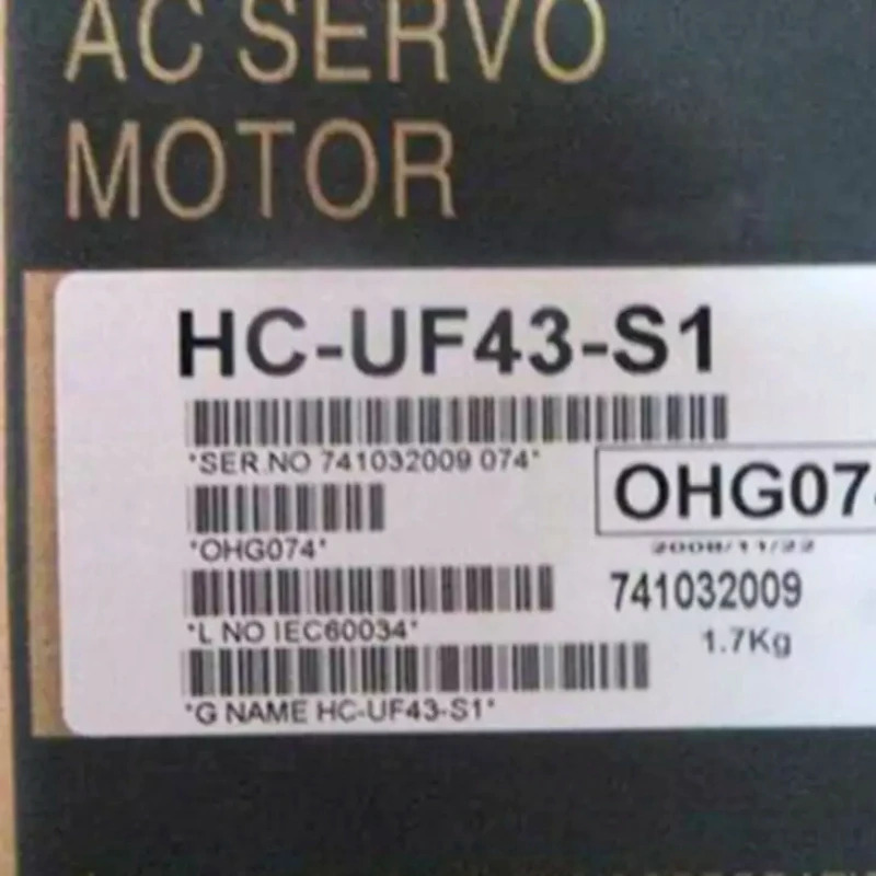 새 HC-UF43-S1 서보모터