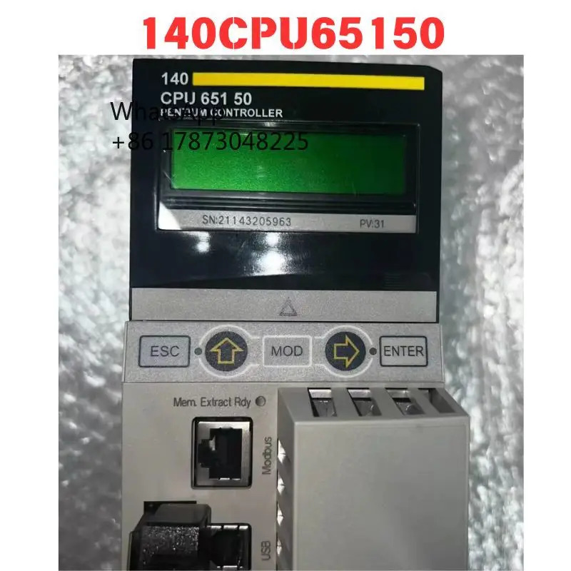 140CPU65150 슈나이더 프로그래밍 논리 컨트롤러 PLC CPU 모듈 기능 리퍼 OK