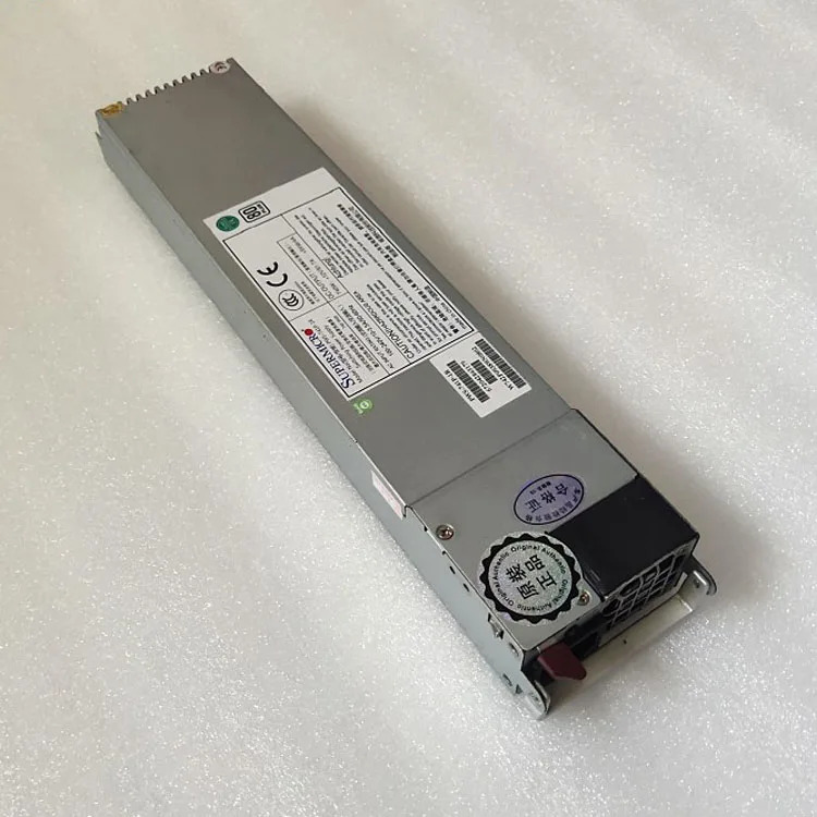 Supermicro PWS-741P-1R 740W 1U 80 플러스 플래티넘 이중화 단일 출력 전원공급장치 모듈