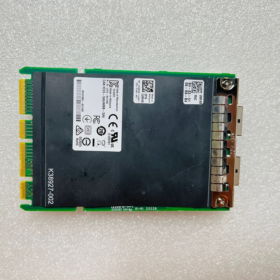 DELL OCP 3.0 NIC 10GBE BASE-T VMFKR 10G 듀얼 포트 이더넷 카드 X710-T2L