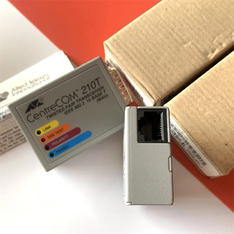 AT-210T ALLIED TELESIS PLC 시스템 모듈 RJ45-AUI 변환기