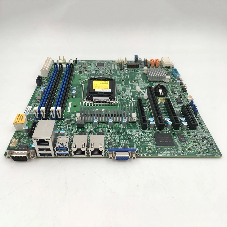 슈퍼마이크로 C252 LGA-1200 PCIE 4.0 M- 128GB DDR4-3200MHz 6XSATA 3 서버 마더보드 X12STL-F
