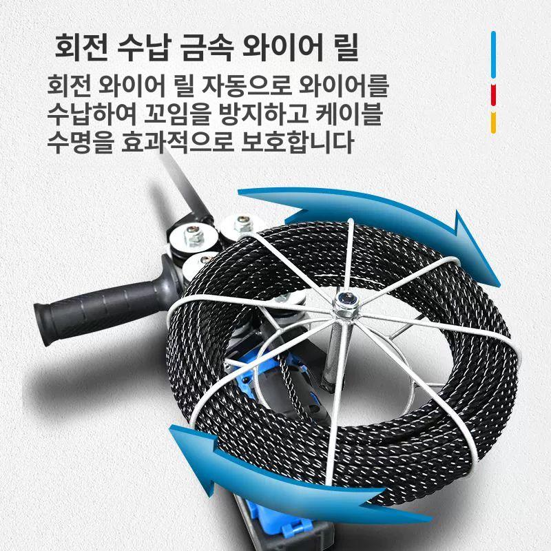 도구 선통기 광케이블 포설기 배선 통신선 리드선 전동요비선 드럼 권취기 랜선 - 상세 이미지 3