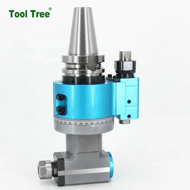 CNC 앵글 헤드 수평 밀링 90 도 공작 기계 BT30 BT40 BT50 ER16 ER25 ER32