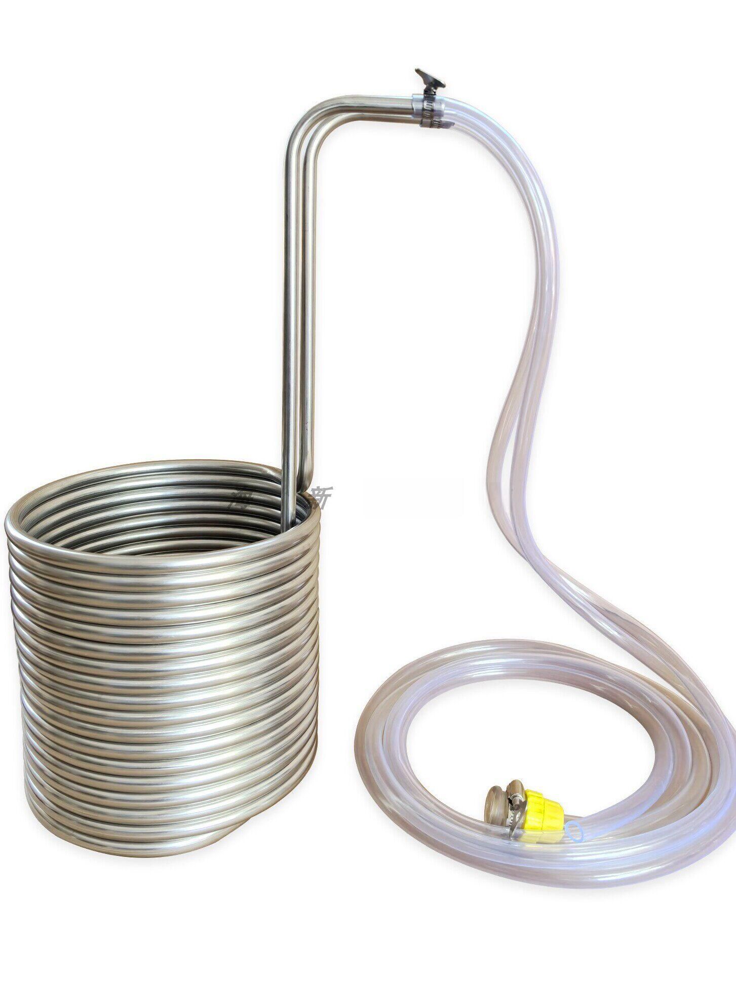 수제 냉각기 스테인리스 쿨러 냉각코일 스텐코일 파이프 스테인레스 싱글코일 응축 - 상품 이미지