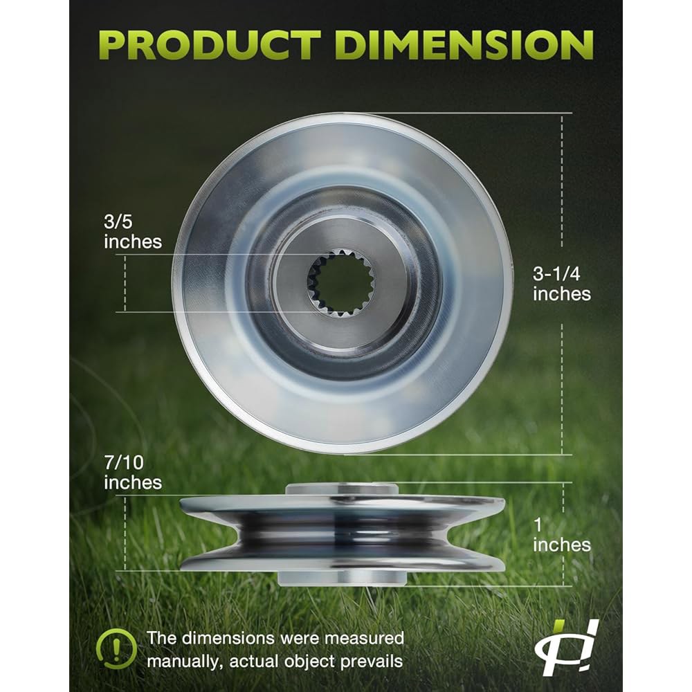 MIU800221 Transmission Pulley Compatible with John Deere E180 M809035 L110 LA125 D120 Mower 1A646025 - 상세 이미지 2