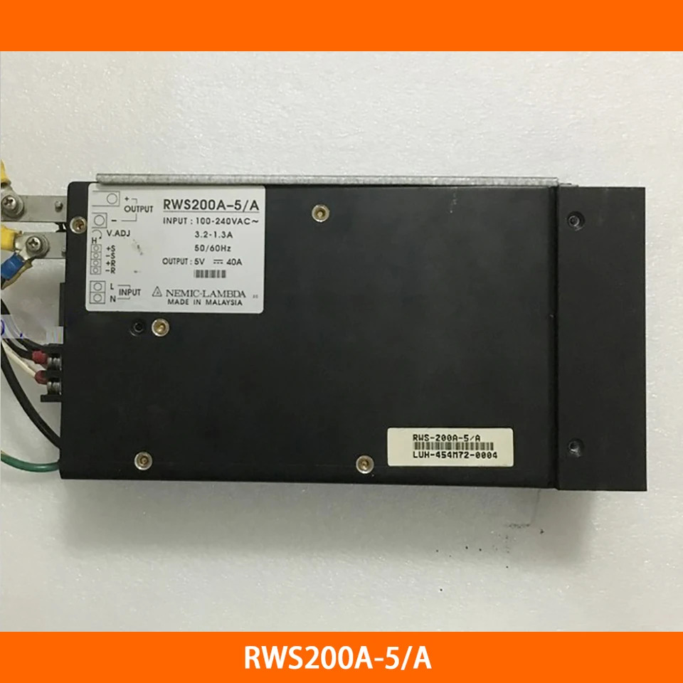 NEMIC-LAMBDA 장치 전원공급장치 RWS200A-5 A 5V-40A
