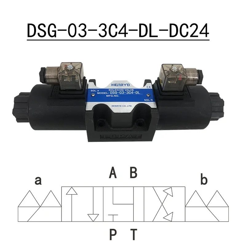 DSG-03-3C2-DL 유압 스테이션 220V 방향 밸브 02-3C60-LW 솔레노이드 24V 3C3 3C4 2B2