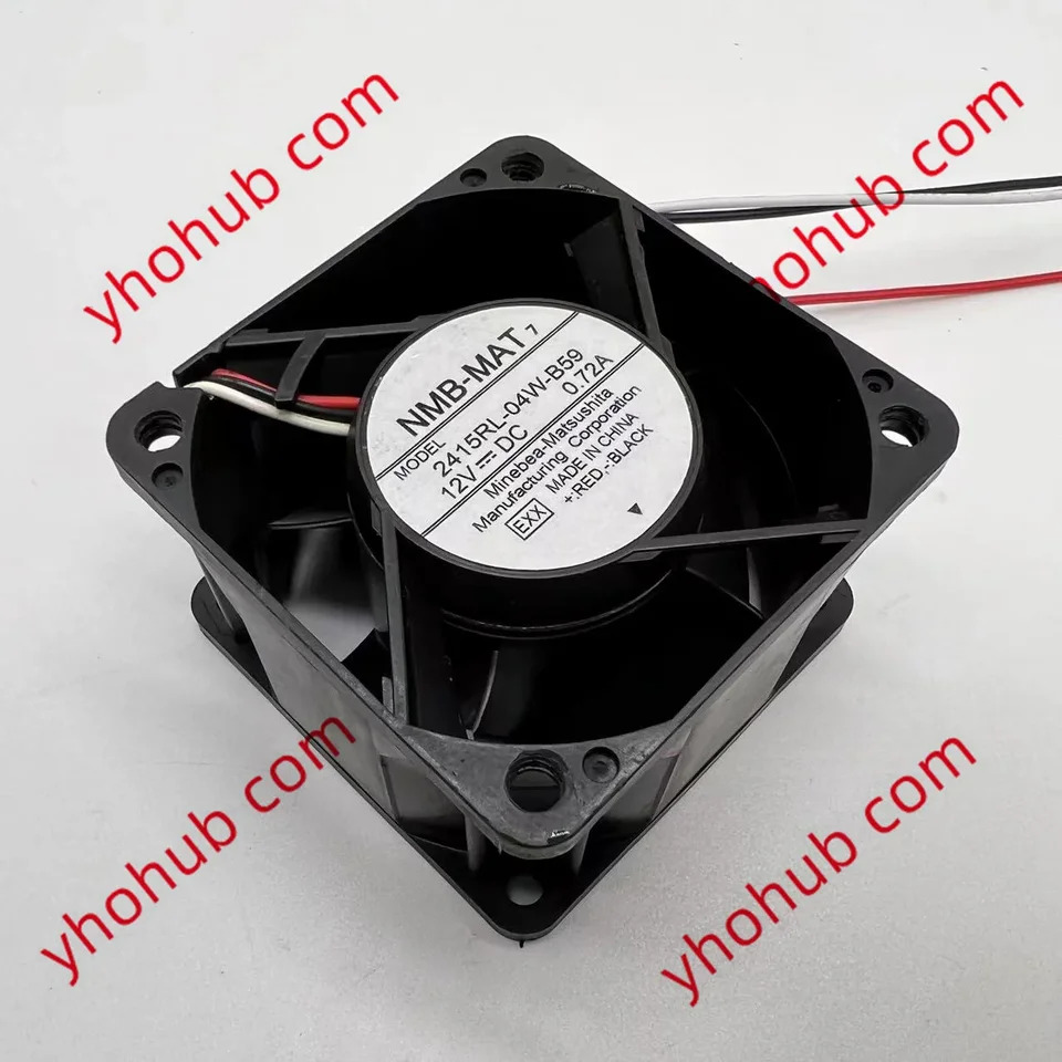 NMB-MAT 3 선 서버 냉각팬 2415RL-04W-B59 EXX DC 12V 0.72A 60x60x38mm