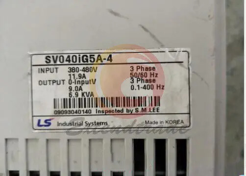 LS SV040IG5A-4 주파수 변환기 리퍼 완료