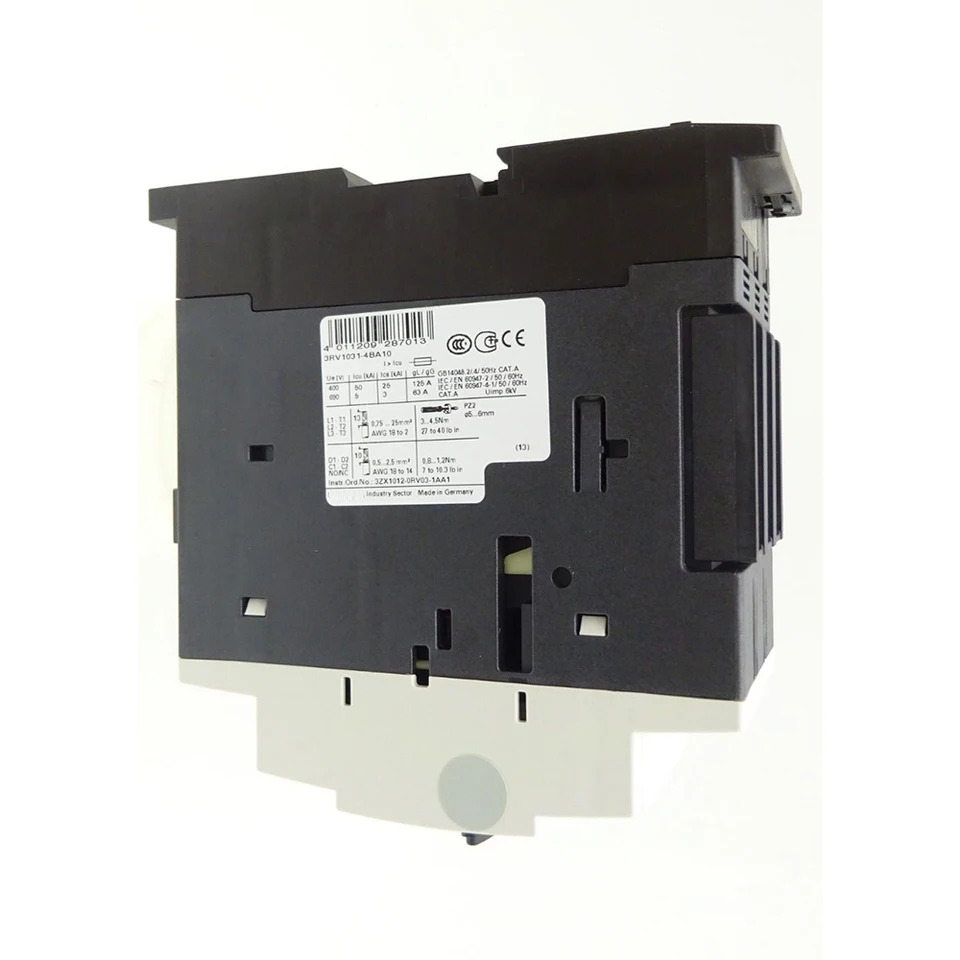 오리지널 모터 보호 회로차단기 3RV1031-4BA10 14-20V 4EA10 22-32A 4FA10 28-40A 4GA10 36-45A 4HA10 40-50A